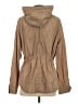 Zara Basic Solid Tan Raincoat Size S - photo 2