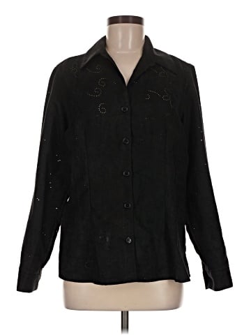 Sag Harbor Long Sleeve Blouse (view 1)