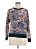 Mother Paisley Blue Pullover Sweater Size M - photo 1