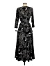 Nina Leonard Paisley Black Cocktail Dress Size M - photo 2