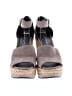 Stuart Weitzman 100% Leather Gray Wedges Size 7 1/2 - photo 2