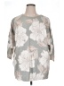 Sioni Gray 3/4 Sleeve Blouse Size 1X - photo 1
