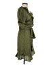 LUCCA 100% Polyester Polka Dots Green Casual Dress Size S - photo 4