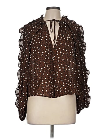 Cynthia Rowley 3/4 Sleeve Silk Top (view 1)