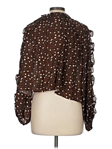 Cynthia Rowley 3/4 Sleeve Silk Top (view 2)