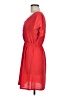 Buttons 100% Polyester Solid Red Casual Dress Size M - photo 5