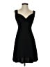 Moda International Solid Black Cocktail Dress Size XS - photo 1