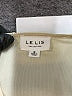 Le Lis 100% Polyester Ivory Long Sleeve Blouse Size S - photo 3