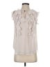 Rebecca Taylor Ivory Sleeveless Blouse Size 2 - photo 1