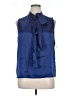 Kasper Blue Sleeveless Blouse Size XL - photo 1