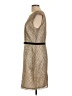 Helene Berman 100% Polyester Tweed Tan Cocktail Dress Size 12 - photo 5