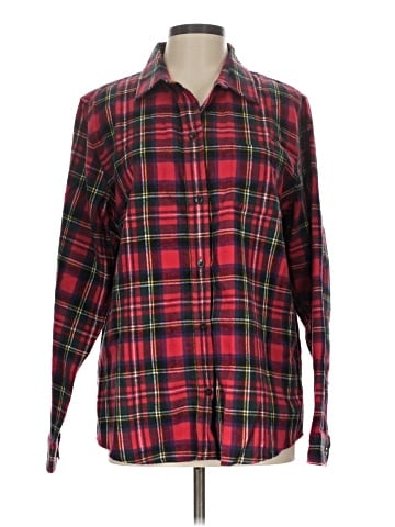 L.L.Bean Long Sleeve Button-Down Shirt (view 1)
