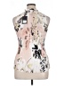DKNY 100% Polyester Ivory Sleeveless Blouse Size XL - photo 2