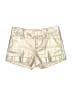 Alice + Olivia Metallic Gold Shorts Size 6 - photo 1