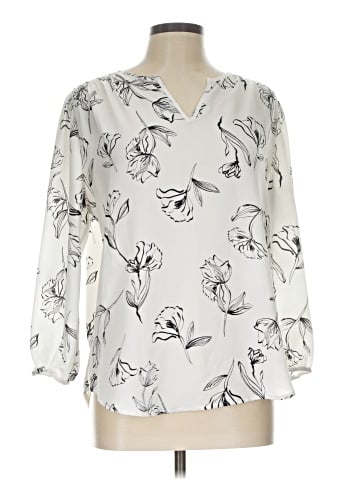Fun2Fun 3/4 Sleeve Blouse (view 1)