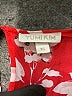 Yumi Kim 100% Silk Floral Red Romper Size XS - photo 4