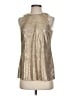 Unbranded 100% Polyester Gold Sleeveless Blouse Size S (estimated) - photo 1