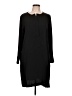 Chico's Solid Black Casual Dress Size Lg (2) - photo 1