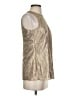Unbranded 100% Polyester Gold Sleeveless Blouse Size S (estimated) - photo 4