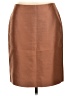 Talbots Solid Brown Silk Skirt Size 10 Petite - photo 1