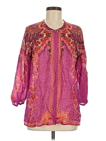 Johnny Was 3/4 Sleeve Blouse (view 1)
