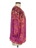 Johnny Was 100% Cupro Paisley Pink 3/4 Sleeve Blouse Size M - photo 4