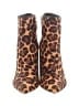 Vince Camuto Animal Print Brown Ankle Boots Size 7 1/2 - photo 2