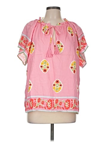 Umgee Short Sleeve Blouse (view 1)