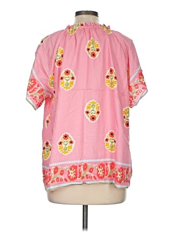 Umgee Short Sleeve Blouse (view 2)