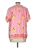 Umgee Pink Short Sleeve Blouse Size L - photo 2