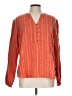 L.L.Bean Orange Long Sleeve Blouse Size L - photo 1