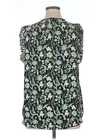 Kaari Blue Sleeveless Blouse (view 2)