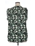 Kaari Blue 100% Polyester Green Sleeveless Blouse Size XL - photo 2