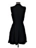 Nine West Solid Black Casual Dress Size S - photo 2