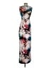 Coast Print Silver Cocktail Dress Size 4 - photo 2