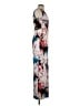 Coast Print Silver Cocktail Dress Size 4 - photo 4