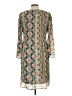 Sunny Leigh 100% Polyester Paisley Tan Casual Dress Size L - photo 2