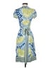 BCBGMAXAZRIA Print Blue Casual Dress Size XS - photo 2