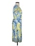 BCBGMAXAZRIA Print Blue Casual Dress Size XS - photo 4