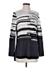 Nic + Zoe Stripes Gray Pullover Sweater Size S - photo 1