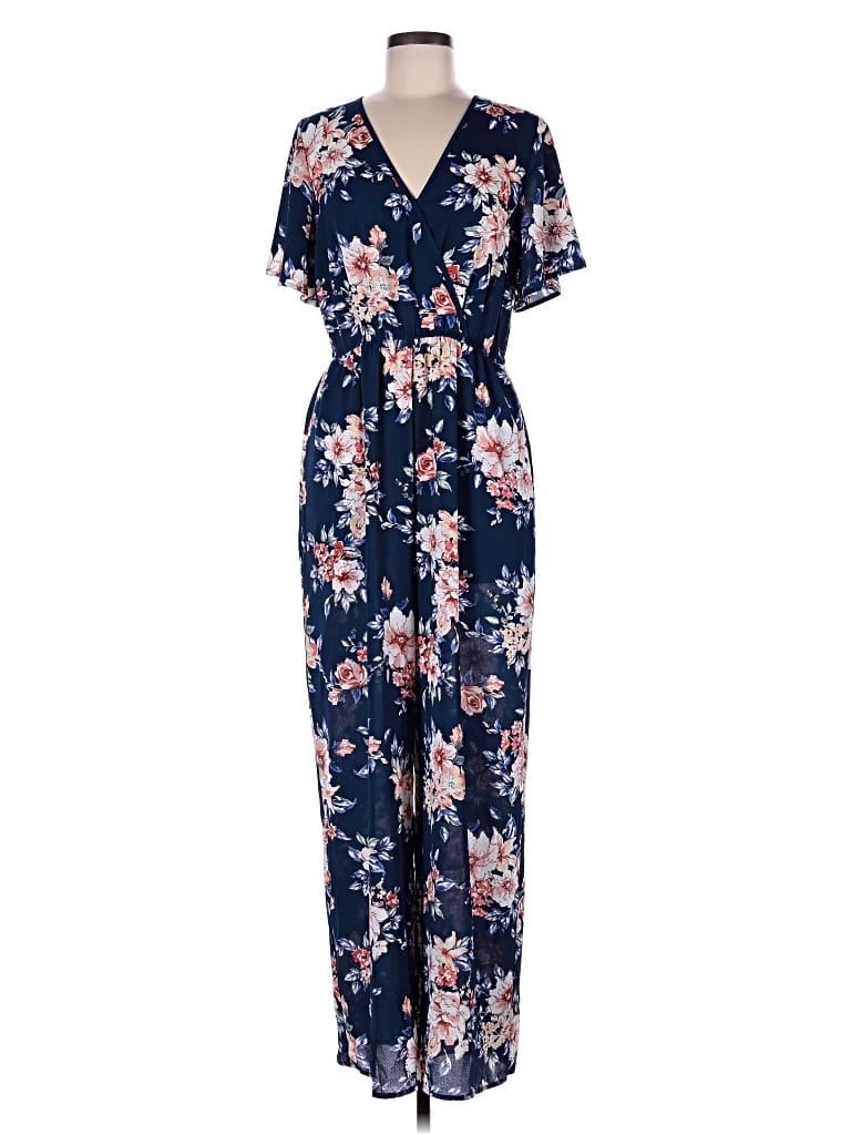 Pre-owned Xhilaration Jumpsuit In Blue