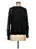 NY Collection Black Long Sleeve Blouse Size M (petite) - photo 1