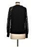 NY Collection Black Long Sleeve Blouse Size M (petite) - photo 2