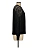 NY Collection Black Long Sleeve Blouse Size M (petite) - photo 4