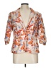 NY Collection Floral Orange Blazer Size L (estimated) - photo 1
