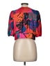 J by Joie 100% Polyester Orange Short Sleeve Blouse Size L - photo 2