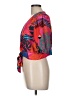 J by Joie 100% Polyester Orange Short Sleeve Blouse Size L - photo 5