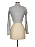 Miss Posh Silver Long Sleeve Turtleneck Size M - photo 2