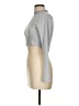 Miss Posh Silver Long Sleeve Turtleneck Size M - photo 5