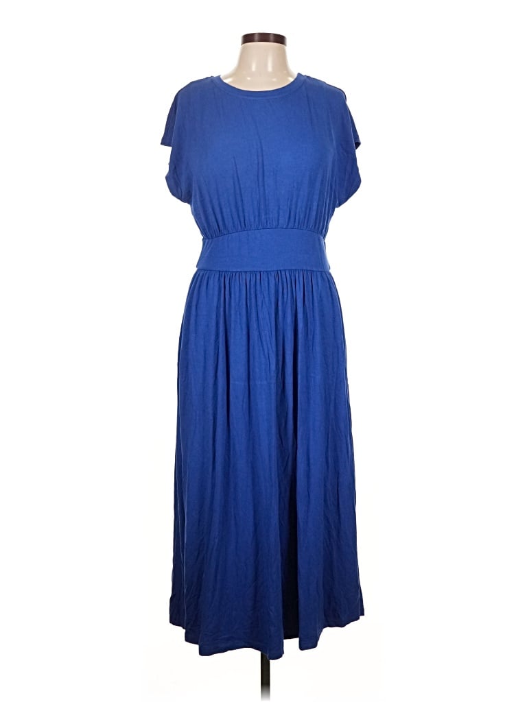 Pre-owned Serra Casual Dress In Blue